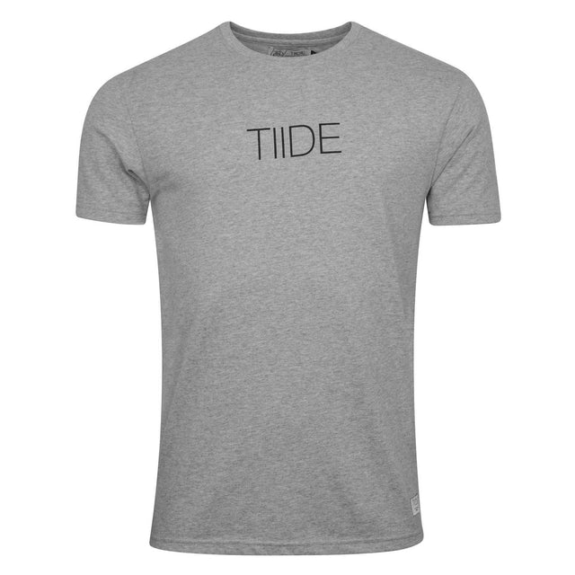 Tiide Script T-Shirt Short Sleeve Grey - Tiide