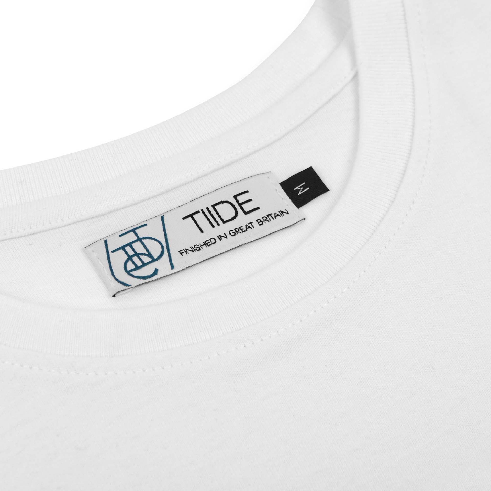 Tiide Big Logo Short Sleeve T-shirt White - Tiide Swim