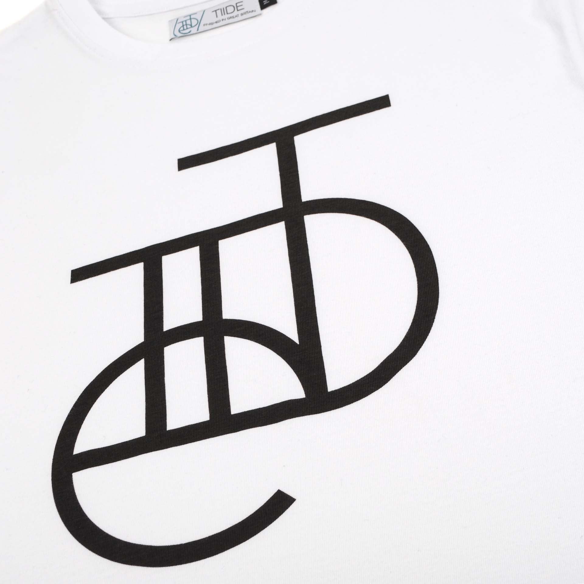 Tiide Big Logo Short Sleeve T-Shirt White