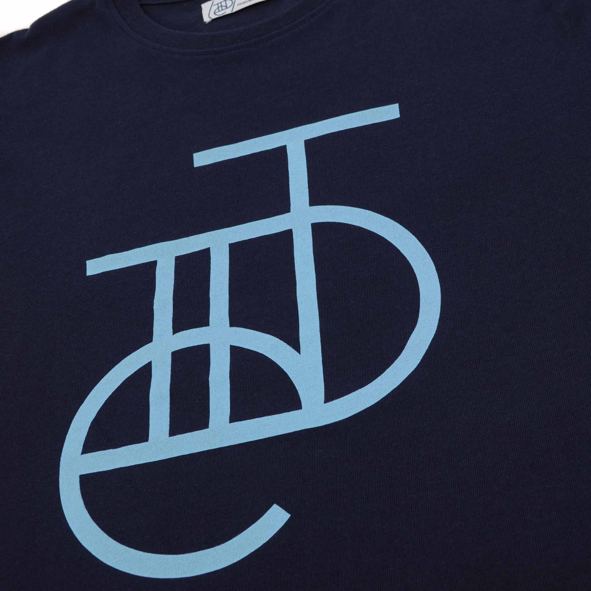 Tiide Big Logo Short Sleeve T-Shirt Navy