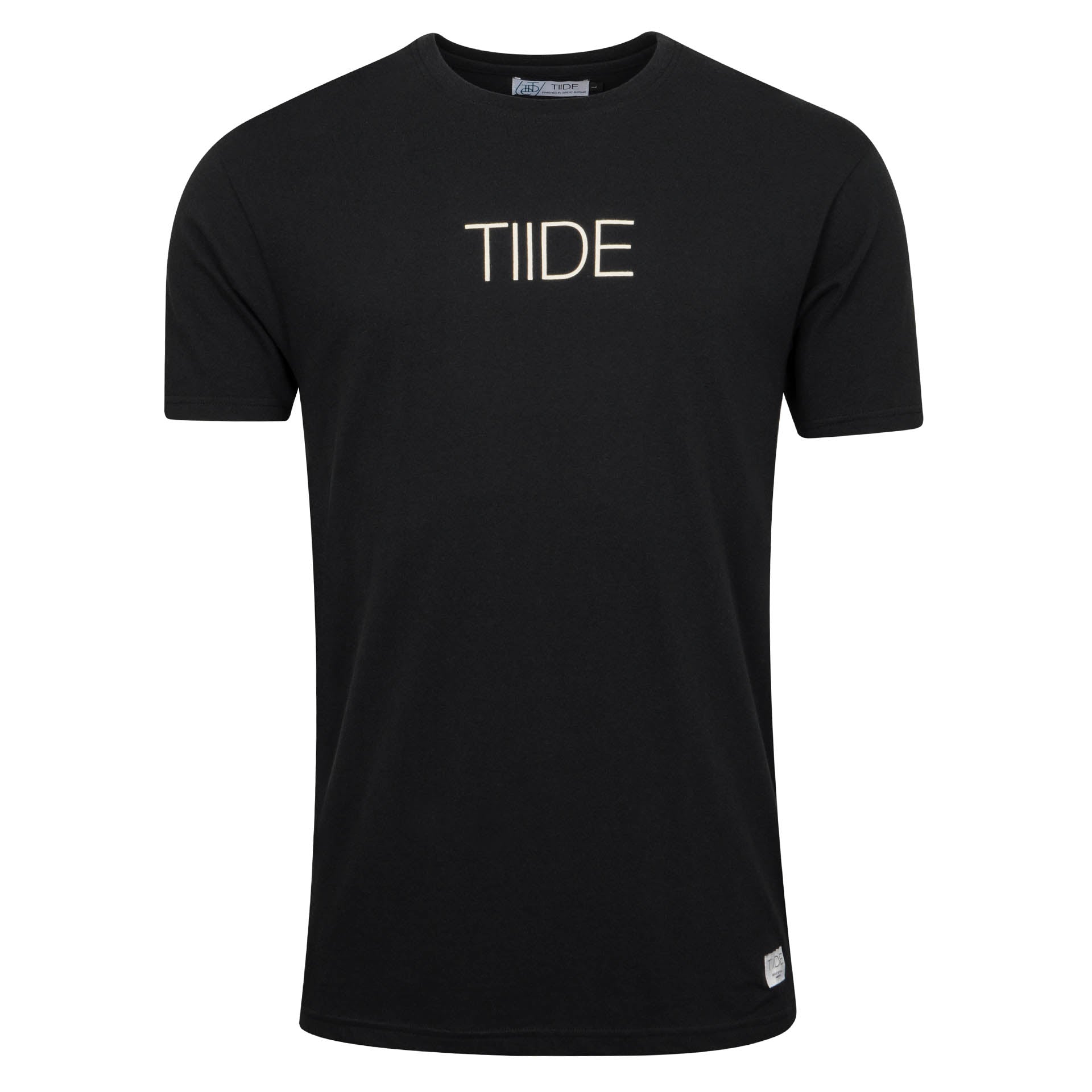 Tiide Script T-Shirt Black - Tiide Swim