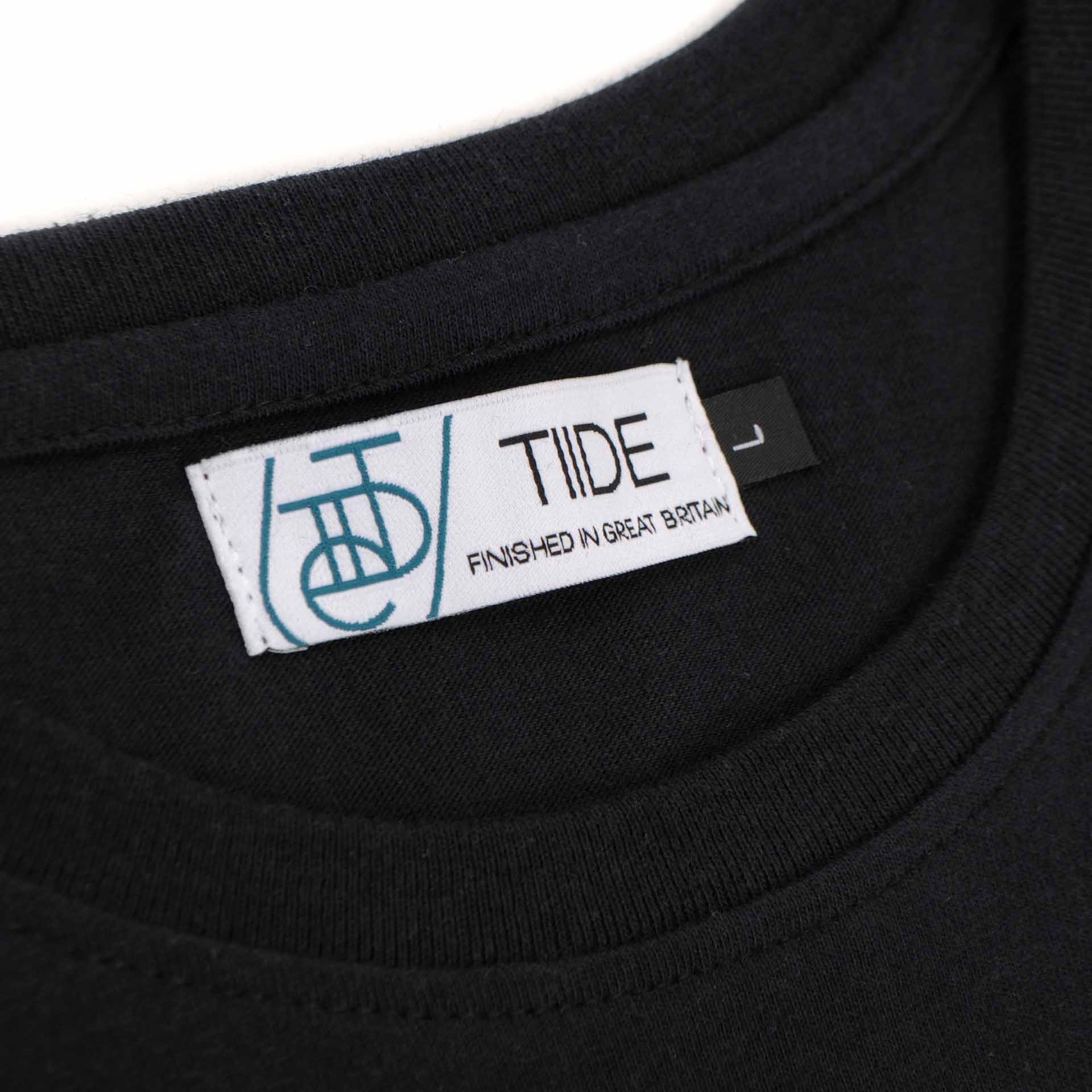 Tiide Classic Logo T-Shirt in Black