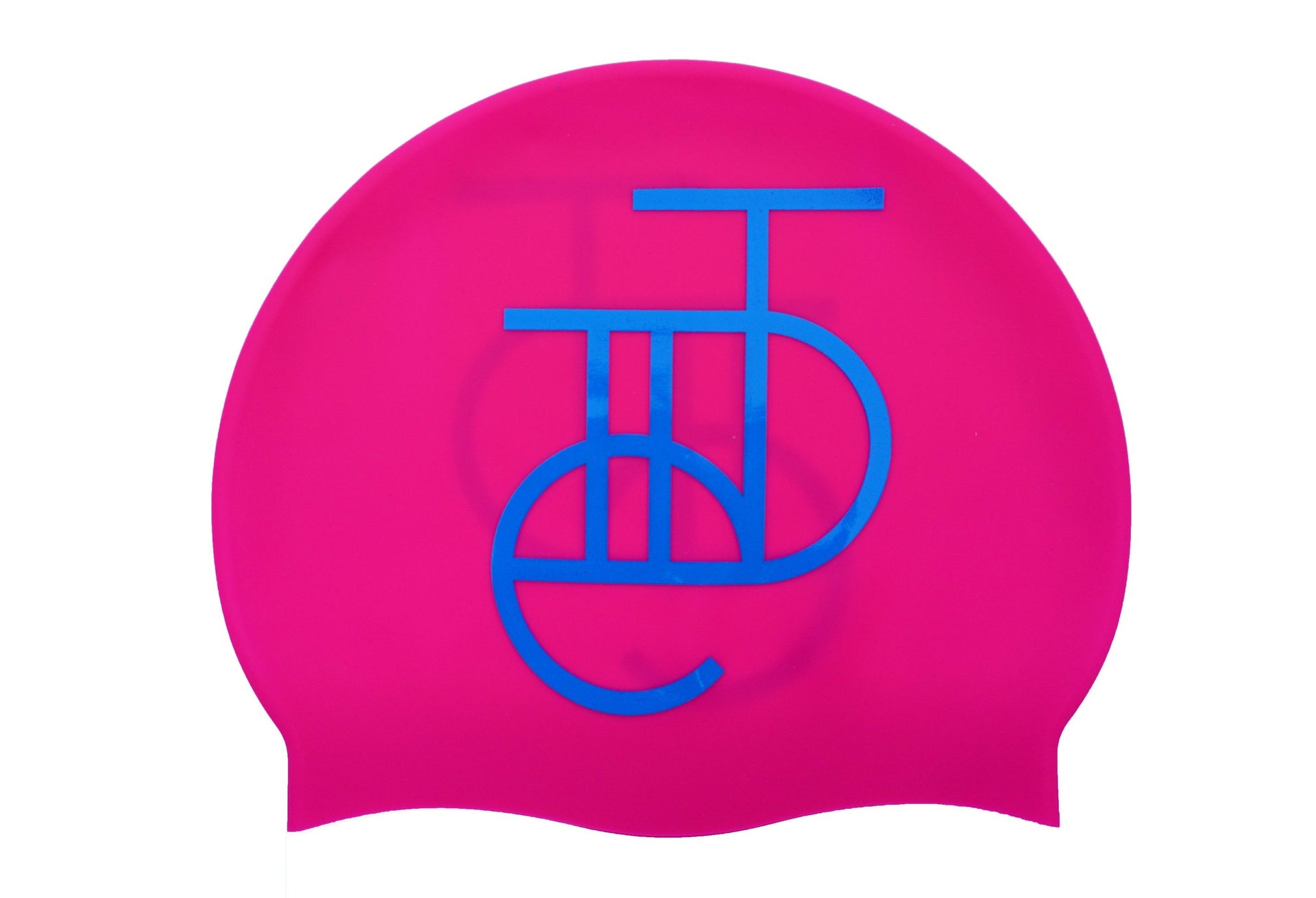 Tiide Logo swim hat pink matte - single hat